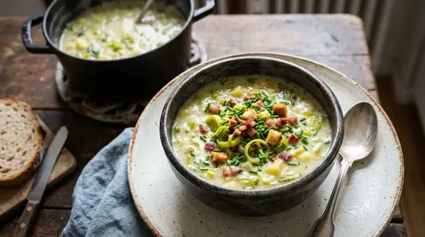 Cannabis Lauchsuppe