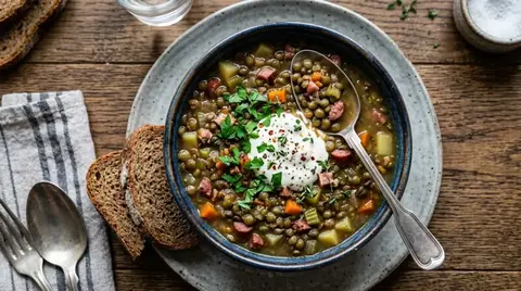 Cannabis-Linsensuppe