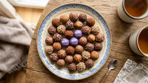 Cannabis Milka Trüffelkugeln
