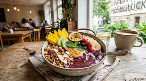 Frischer Obstsalat Cannabis