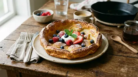 Cannabis-Ofenpfannkuchen