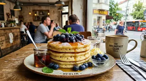 Pancakes Blaubeeren Cannabis