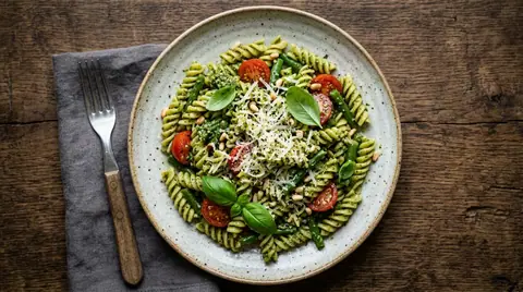 Cannabis Pasta al Pesto Genovese