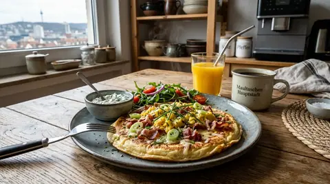 Cannabis Pfannkuchen herzhaft