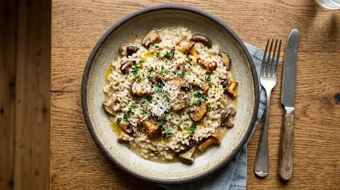 Cannabis-Pilz-Risotto