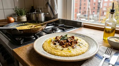 Cremige Cannabis-Polenta