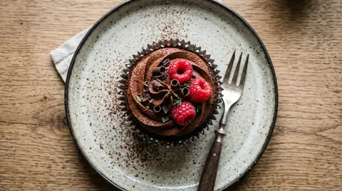 Cannabis-Schokoladen-Cupcakes