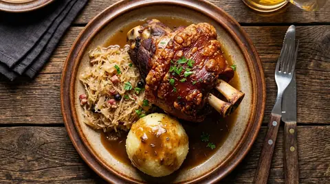 Bayerische Cannabis-Schweinshaxe
