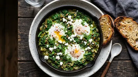 Cannabis Grüne Shakshuka