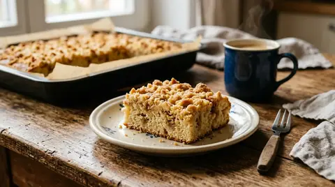 Cannabis-Streuselkuchen