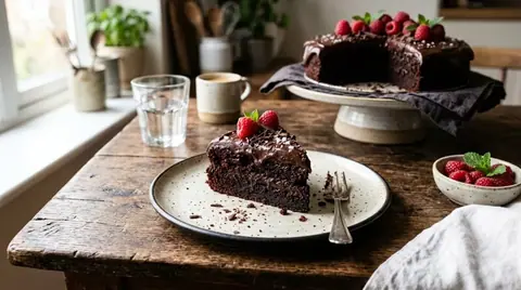 Veganer Cannabis-Schokoküchen