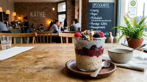 Veganes Beeren Porridge