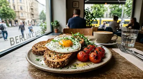 Vollkorn Toast Spiegelei Cannabis