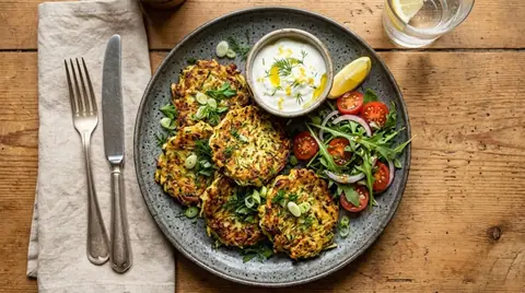 Cannabis-Zucchini-Puffer