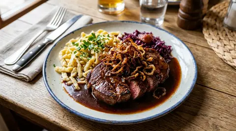 Cannabis-Zwiebelrostbraten